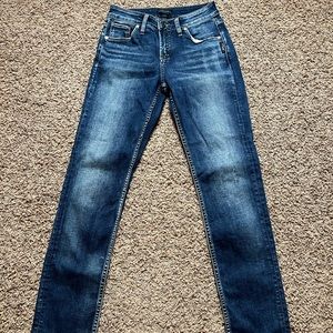 Women’s Silver Avery Slim Blue Jeans Size 27x30 IL:I
